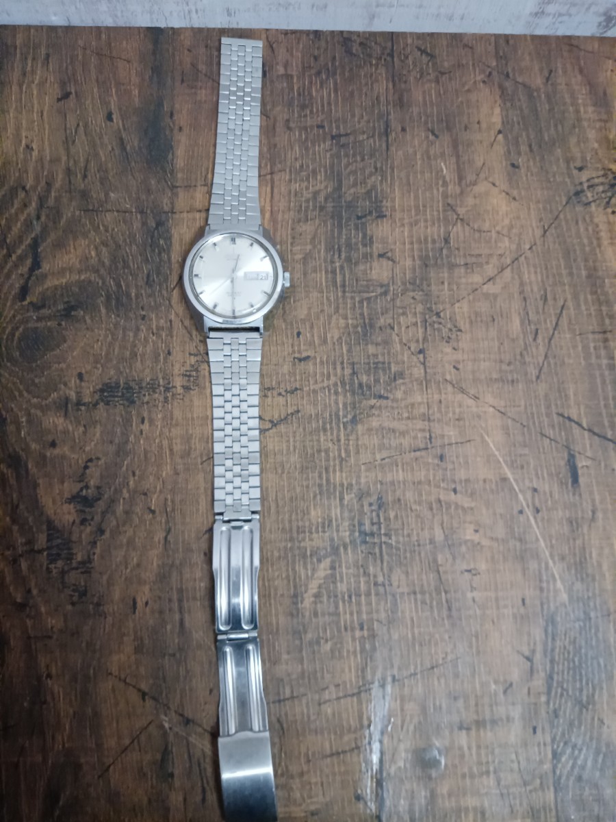 SEIKO　セイコー　6146-8000 GS HI-BEAT 36000 グランドセイコー　自動巻き　腕時計　AT GSメダル　時計　不動　ジャンク_画像2