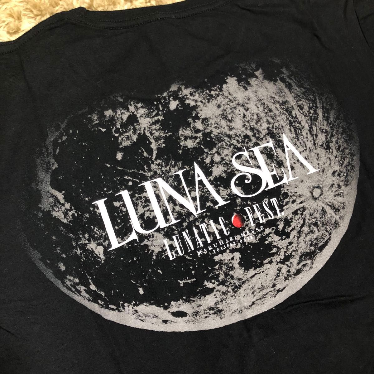 LUNA SEA LUNATIC FEST 2015 バンドT シャツ ブラック