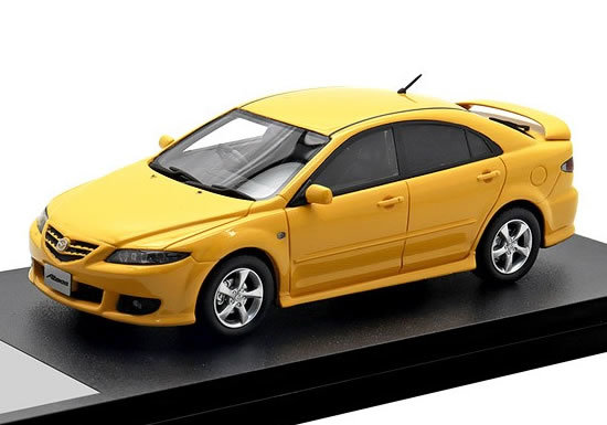 ハイストーリー 1/43 マツダ アテンザ スポーツ 23S 2000 カナリーイエローマイカ (HS436YE)_画像2