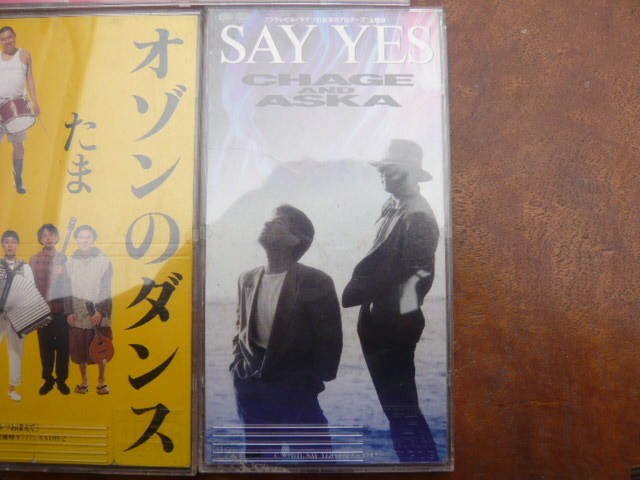 １００円～　８ｃｍＣＤシングル　CHAGE&ASKA　SAY YES　たま　オゾンのダンス　とんねるず　ガラガラヘビがやってくる　ケース付き_画像4