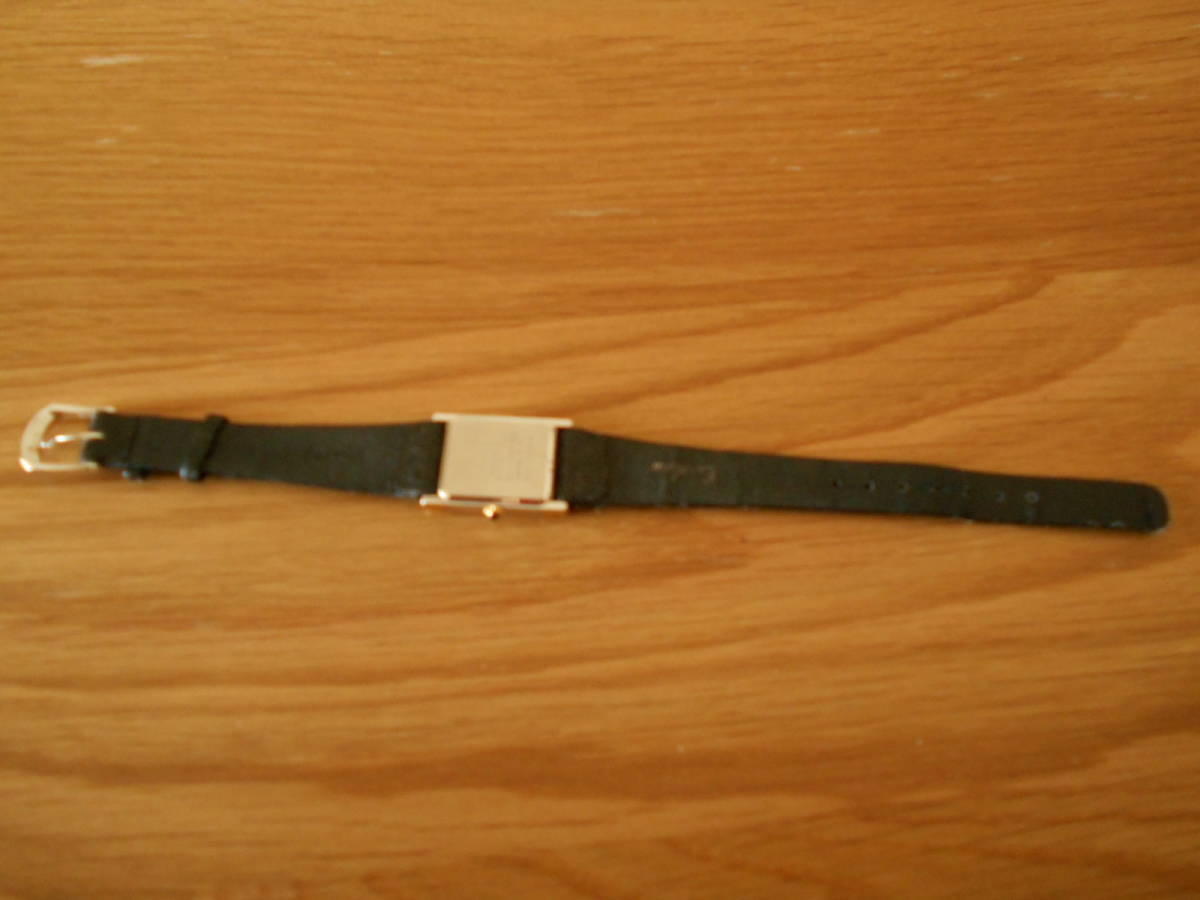 * часы Seiko женщина наручные часы бренд название /Excalie( Exceline )1980 годы античный чёрная кожа ремень 
