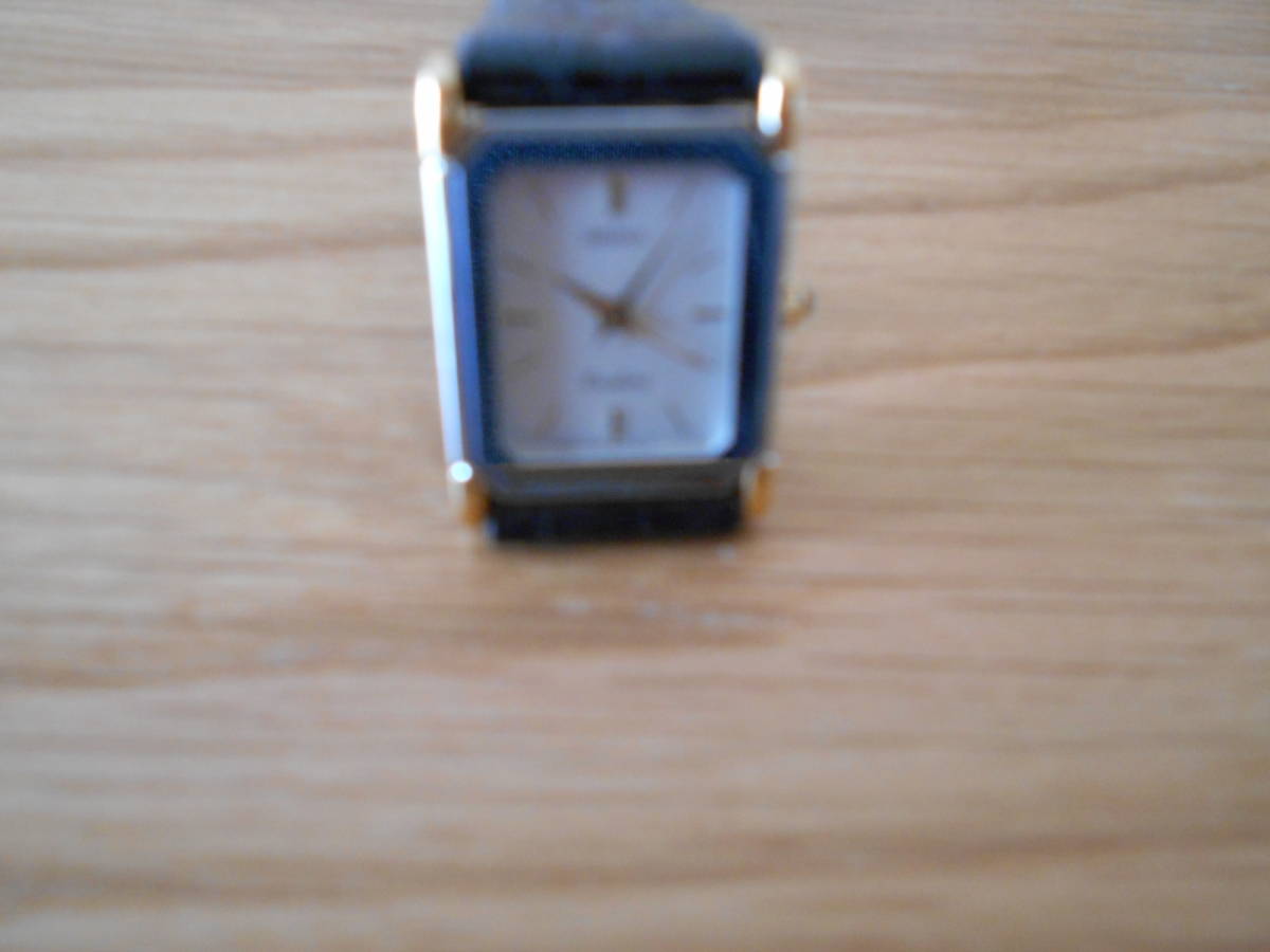 * часы Seiko женщина наручные часы бренд название /Excalie( Exceline )1980 годы античный чёрная кожа ремень 