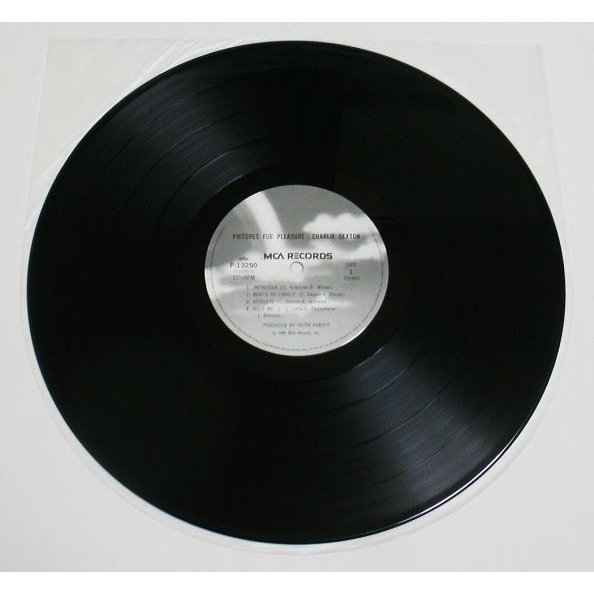 LP「チャーリー・セクストン/ピクチャーズ・フォー・プレジャー」1985年デビュー作 帯付,盤面再生良好