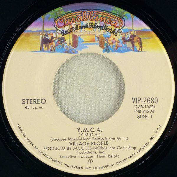 ■ヴィレッジ・ピープル(Village People)｜Y.M.C.A.／ザ・ウイミン(The Women) ＜EP 1978年 日本盤＞西城秀樹がカバーYOUNG MAN_画像4