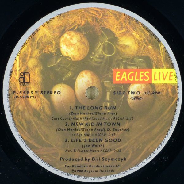 # Eagle s(Eagles)l Eagle s* live (Eagles Live) <LP2 sheets set 1980 year obi attaching * Japanese record > Live album 