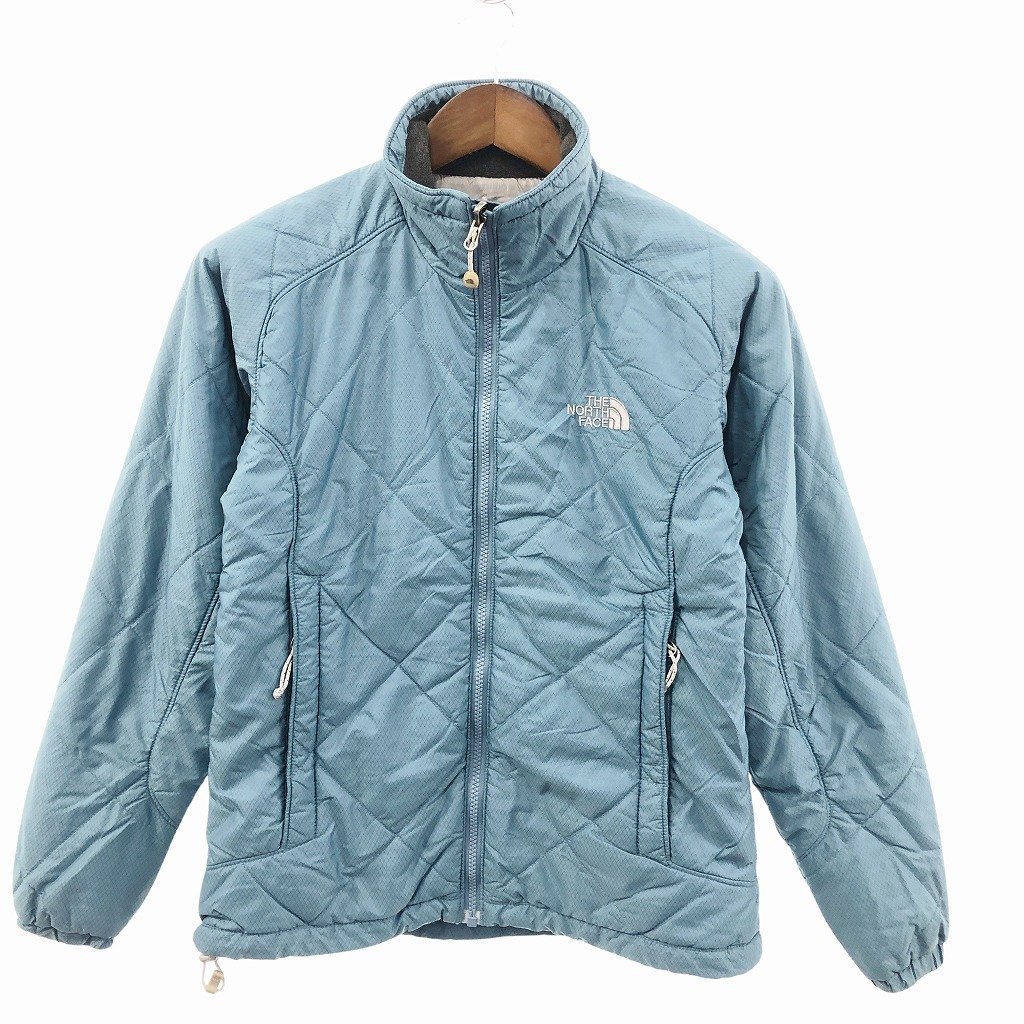 THE NORTH FACE ノースフェイス 中綿 ジャケット アウトドア キャンプ アウター 防寒 ブルー (レディース S) O9229 1円スタート_画像1