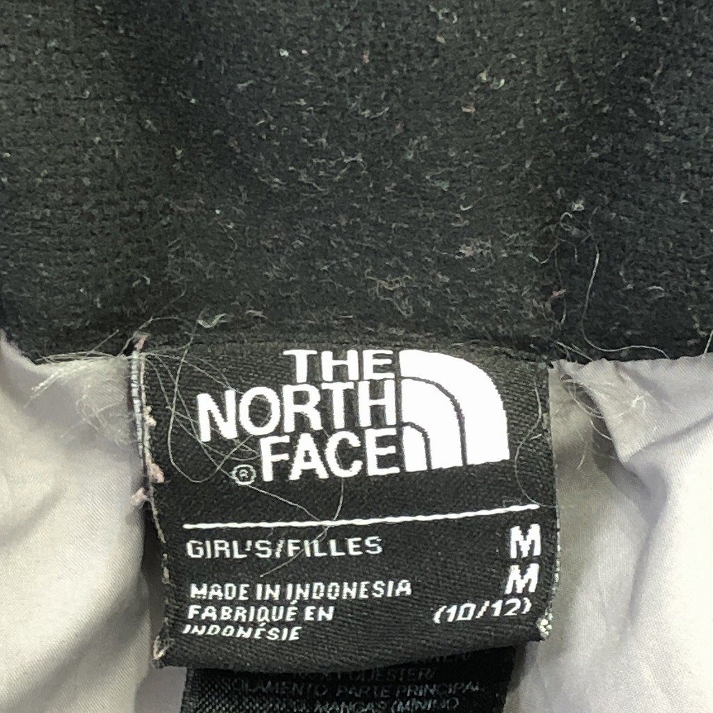 THE NORTH FACE ノースフェイス 550FIL ダウンジャケット アウトドア キャンプ アウター 防寒 ブラック (ガールズ M) O9359 1円スタート_画像7
