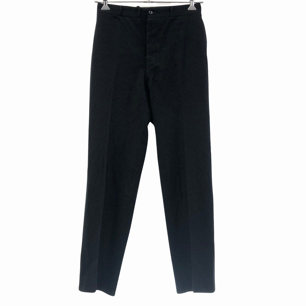 50年代 UNKNOWN スラックス パンツ フォーマル ヴィンテージ ブラック (メンズ S) O9558 1円スタート_画像1