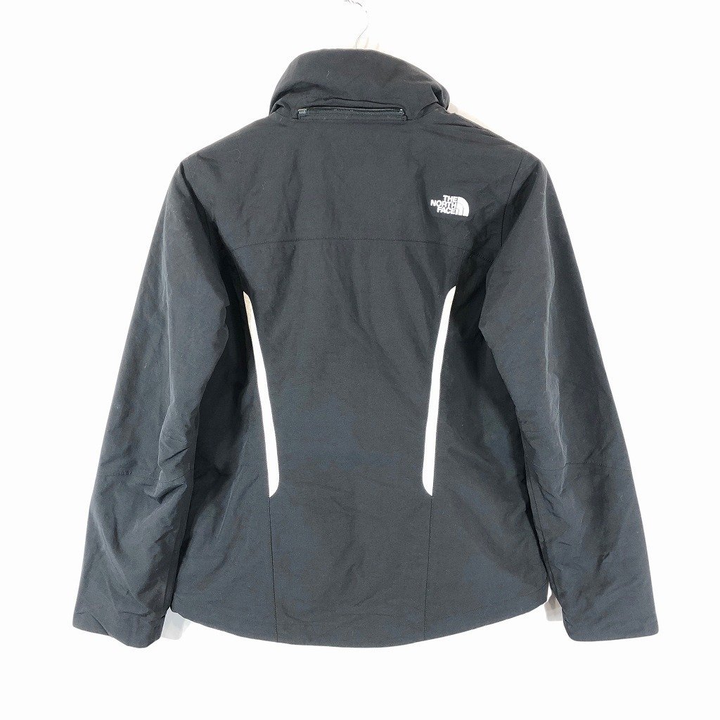 THE NORTH FACE ノースフェイス HYVENT ナイロン ジャケット アウトドア キャンプ アウター ブラック (レディース S) O9641 1円スタート_画像2