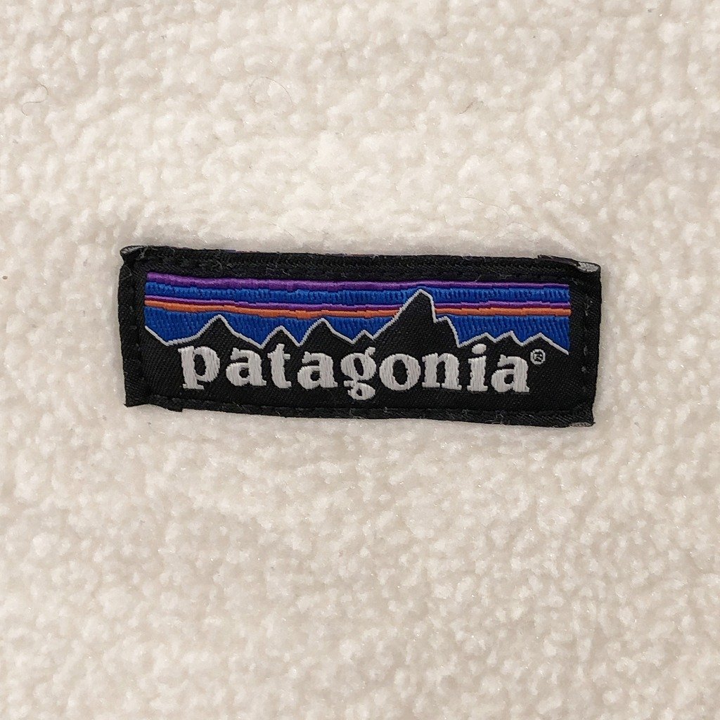 patagonia パタゴニア クラシック シンチラジャケット アウトドア キャンプ アウター 防寒 ホワイト (レディース S) O9816 1円スタート_画像5