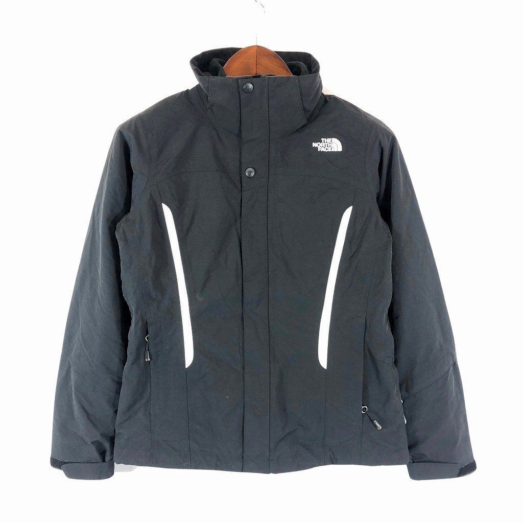 THE NORTH FACE ノースフェイス HYVENT ナイロン ジャケット アウトドア キャンプ アウター ブラック (レディース S) O9641 1円スタート_画像1