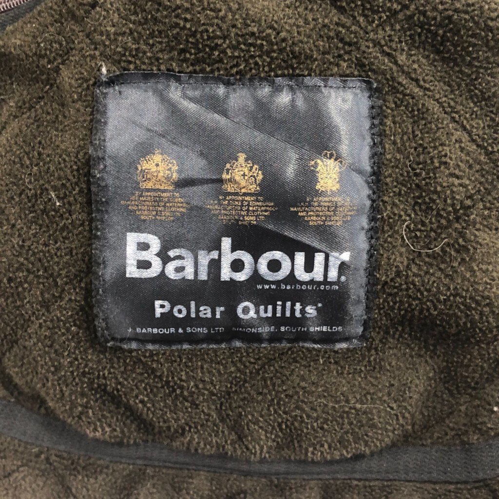 Barbour バブアー POLARQUILT キルティングジャケット ブラウン (メンズ LARGE) P5437 1円スタート_画像6