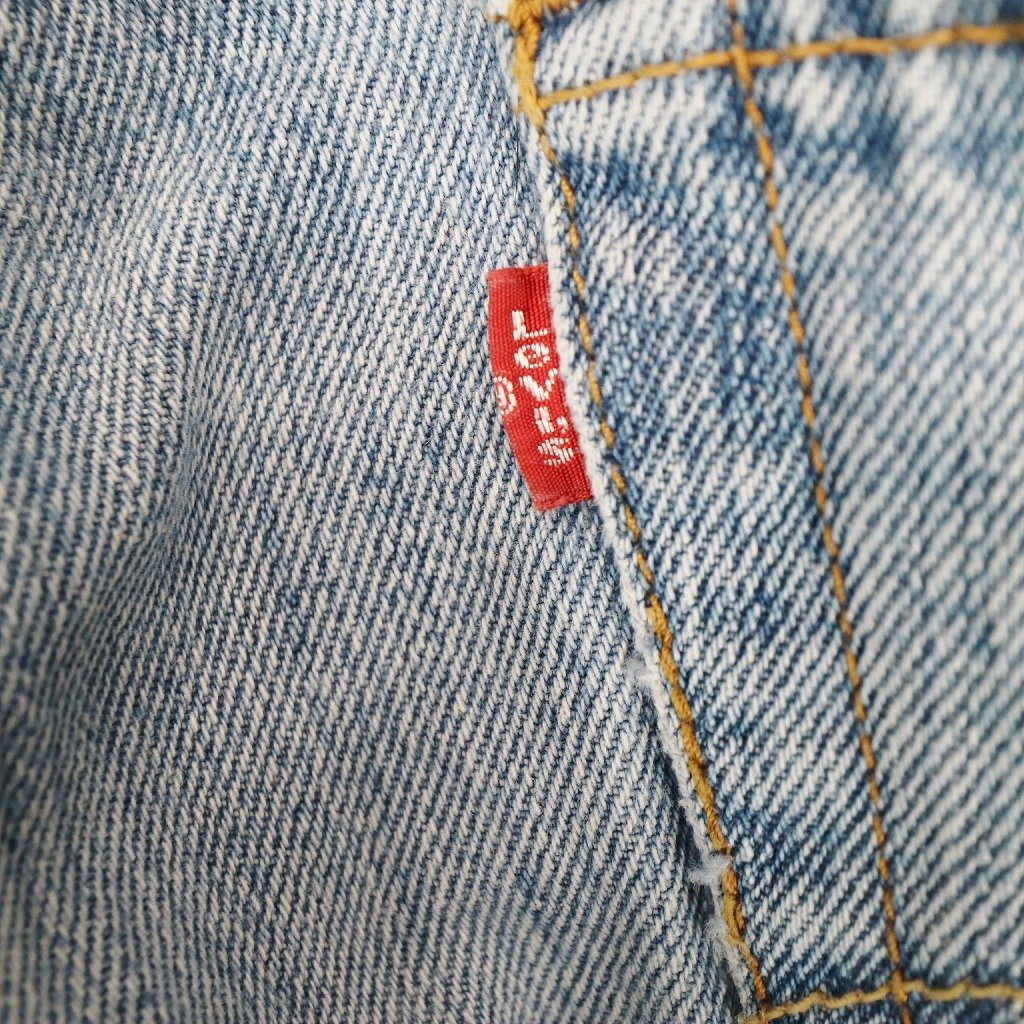 Levi's リーバイス 501 デニムパンツ アメカジ ストレート ボタンフライ ライトブルー (メンズ 30/32) O4885 中古 古着_画像6