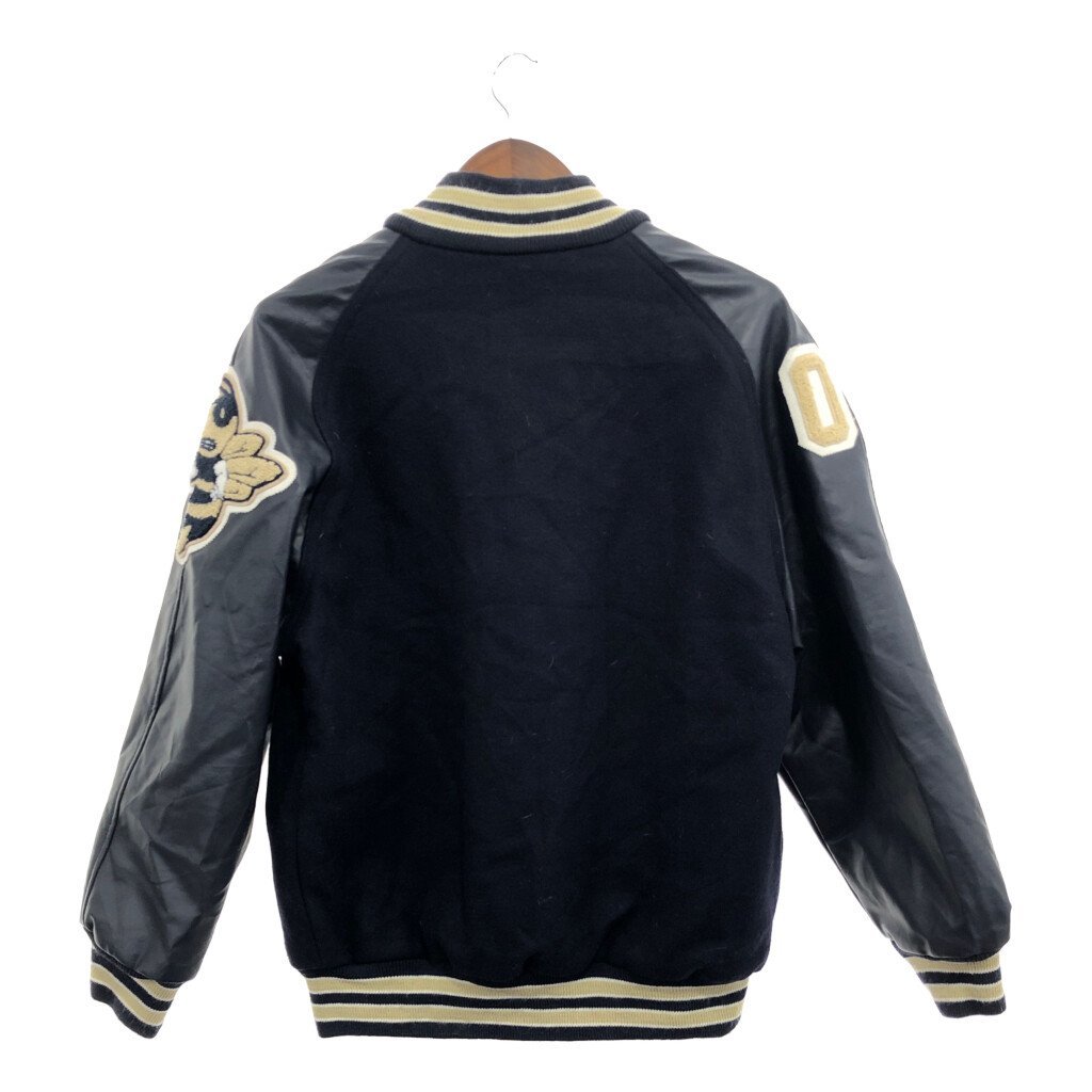 2000年代〜 USA製 Matt's Jackets ウール スタジアムジャケット アウター アメカジ カレッジ ネイビー (メンズ 38) 中古 古着 P6071_画像2