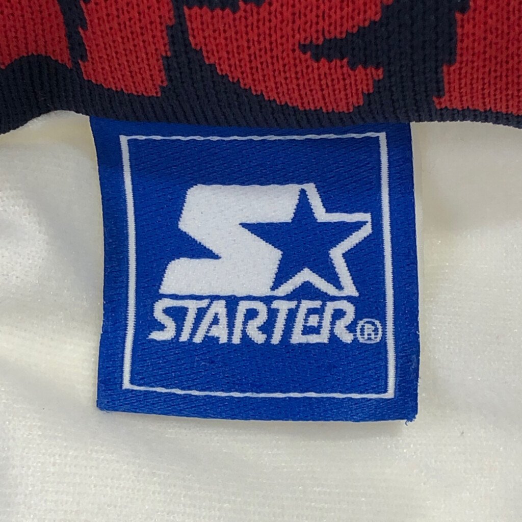 90年代 STARTER スターター ジャケット ワンポイントロゴ ホワイト (メンズ L) P1305 1円スタート_画像5