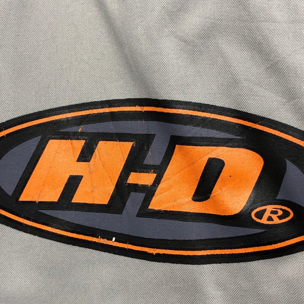 HARLEY DAVIDSON ハーレーダビッドソン ナイロンジャケット 防寒 モーターサイクル サーキット グレー (メンズ L) P2108 1円スタート_画像6