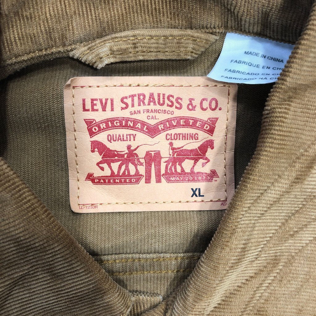 Levi's リーバイス コーデュロイジャケット アウター アメカジ カジュアル ブラウン (メンズ XL) 中古 古着 P5975_画像5