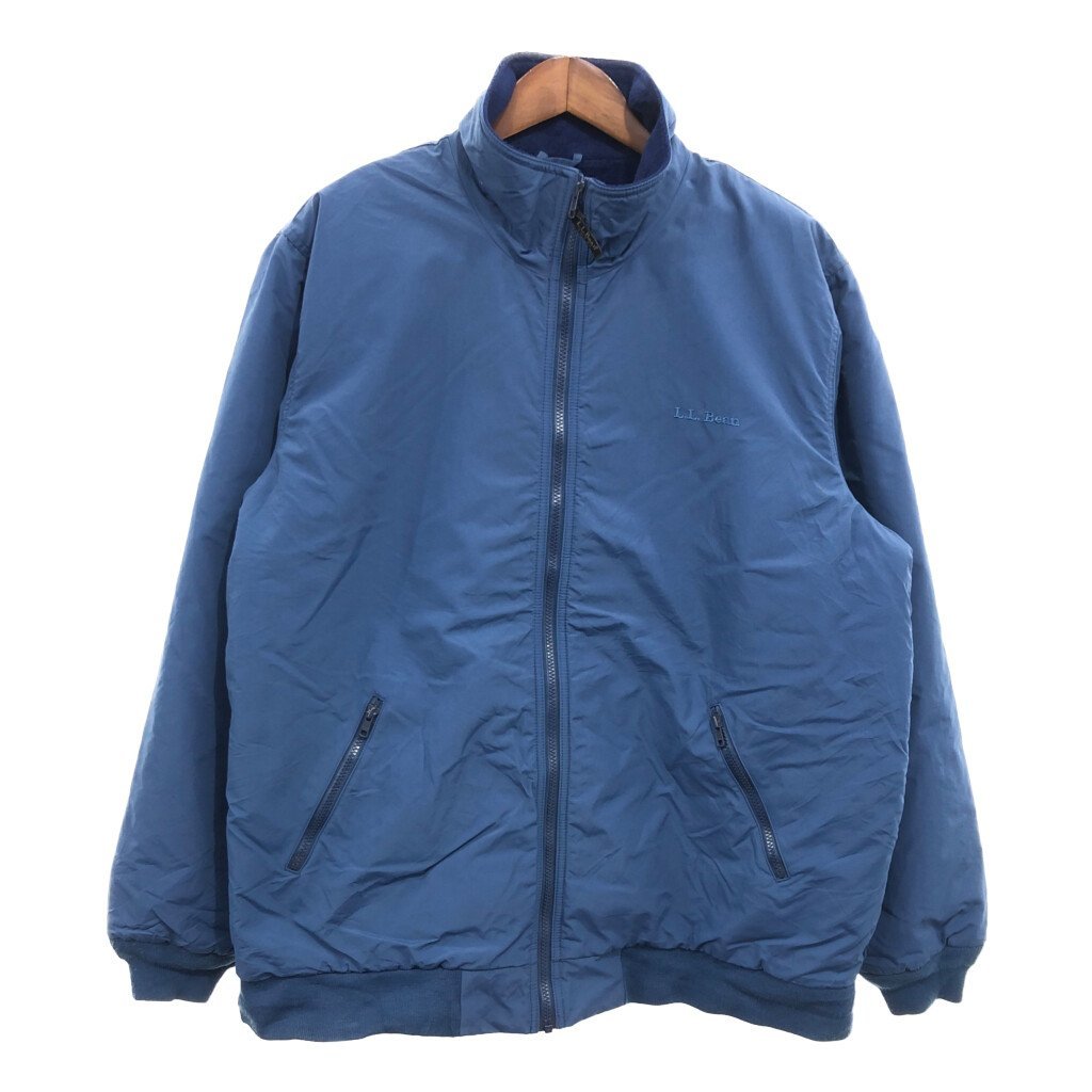 90年代 L.L.Bean エルエルビーン THREE-SEASON JACKET ジャケット アウトドア キャンプ アウター ブルー (メンズ XL) 中古 古着 P6247