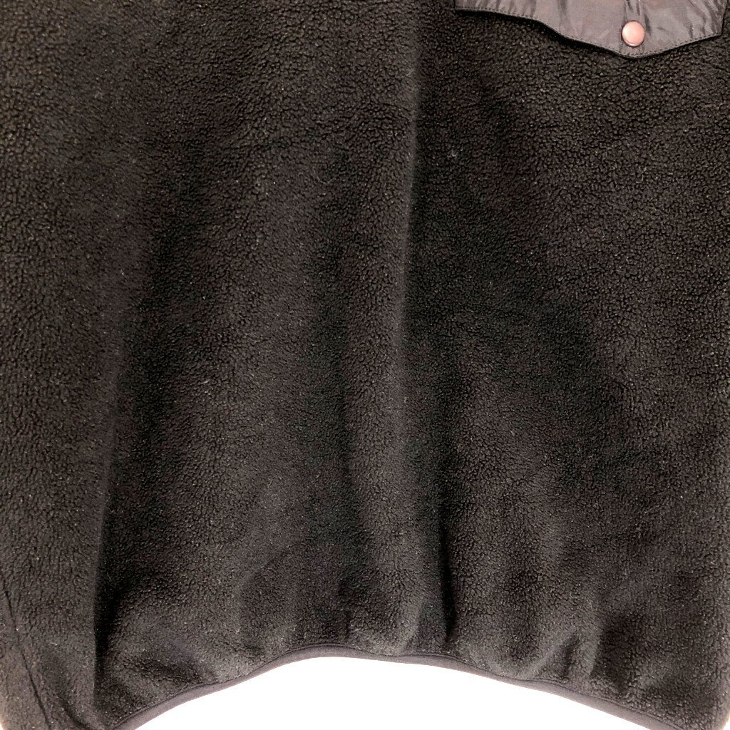 SALE///// 90年代 patagonia パタゴニア スナップT フリースジャケット アウトドア ブラック (メンズ M) P3985_画像5