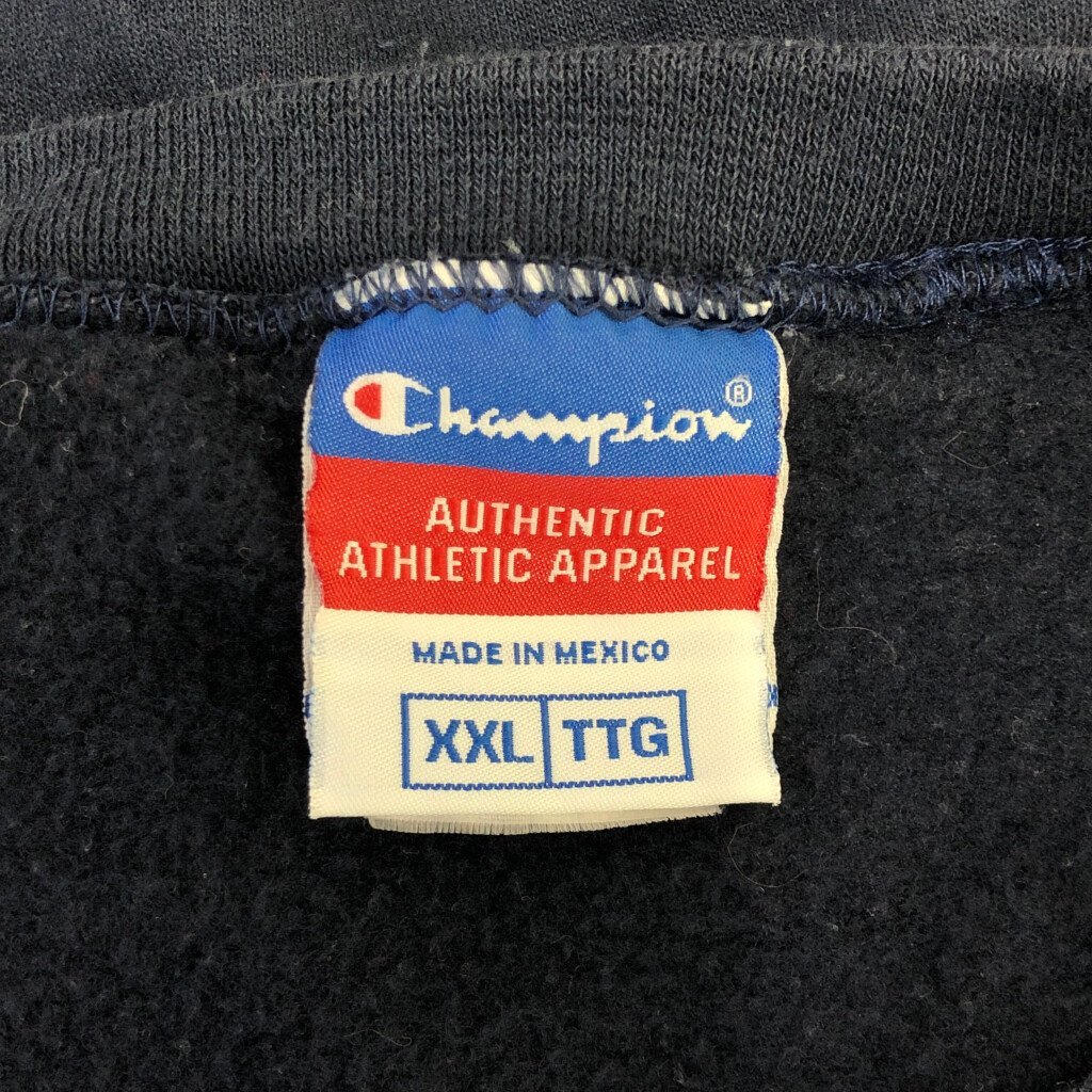 SALE///// Champion チャンピオン AUTHENTIC カレッジプリント スウェット 大きいサイズ PENNSTATE ネイビー (メンズ XXL) P4373_画像4