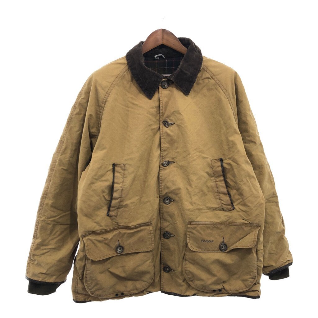 2000年代～ イングランド製 Barbour バブアー BEAUCHAMP オイルドジャケット アウター 防寒 ベージュ (メンズ C48) 中古 古着 P6589