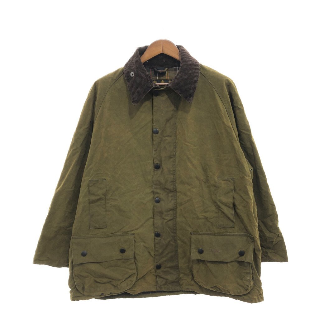 Barbour バブアー BEAUFORT ビューフォート オイルドジャケット アウター 防寒 ユーロ カーキ (メンズ 46) 中古 古着 P6727