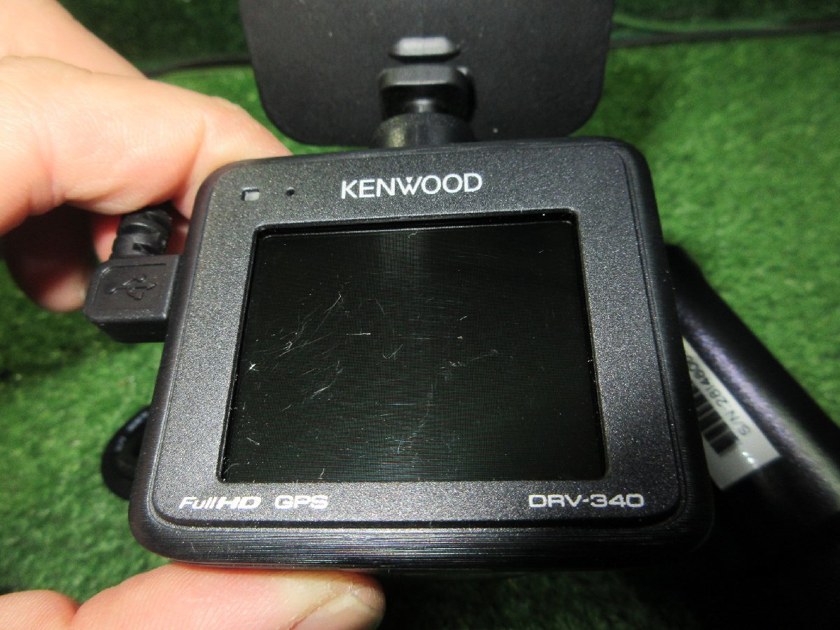 ケンウッド DRV-340 ドライブレコーダー ドラレコ 通電確認済み マイクロSD欠品　※ 画像参照　　2024.1.18.Y.4-A19　24010125_画像8