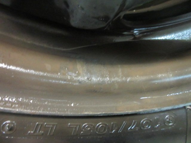 日産 純正 スチール 15x5.5J PCD139.7 +? 6H 195/80R15 107/105N LT 2本　キャラバン 等　　2023.11.9.O.5-A50　23100443_見落としの場合あり（ 現物優先 ）