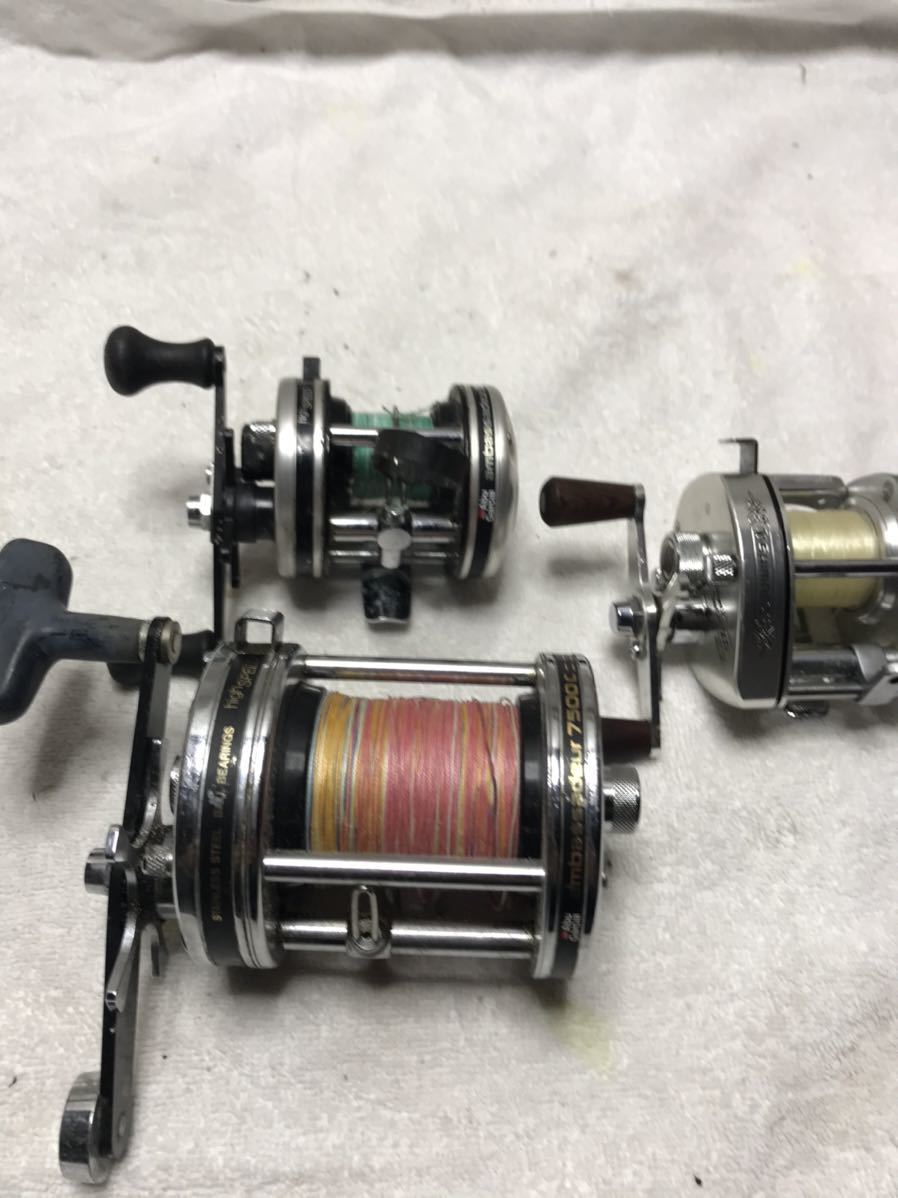 【CV0040】AbuGarcia 7500C,Abu Garcia 3500c,Shinano Bantam 200SG 3台まとめてジャンク_画像6