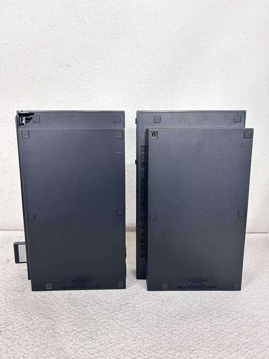 M-5132 【同梱不可】980円～ 現状品　PlayStation2 プレステ2　本体2点セット SCPH-30000/35000　ブラック　ゲーム機 テレビゲーム　通電可_画像4