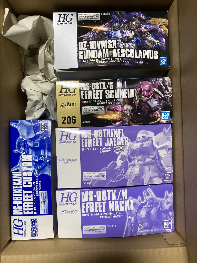 中古　イフリート　イェーガ　ナハト　シュナイド　ガンダムアスクレプオス　ガンプラ　プラモデル　未組み立て　送料無料　まとめ売り_画像1