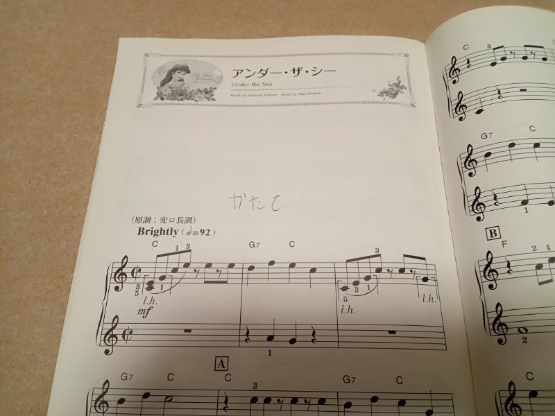 ピアノ ソロ 書籍2冊 入門者のための とってもやさしい ディズニー プリンセス／名曲集 Vol.4 楽譜　中古_画像3