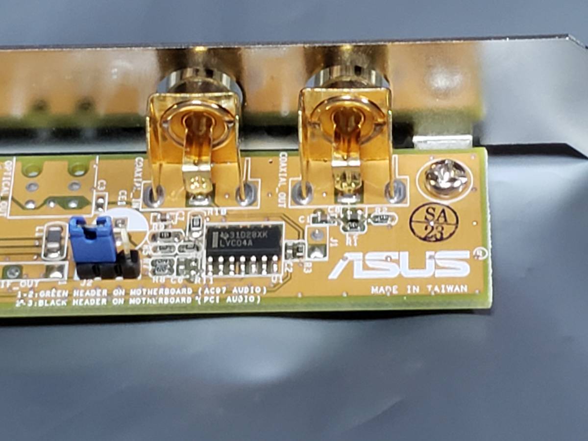 ASUS SPDIF-SA/SPDIFSA sound card? unused . close beautiful goods details unknown .. operation not yet verification . attaching Junk cable etc. less summarize transactions welcome 