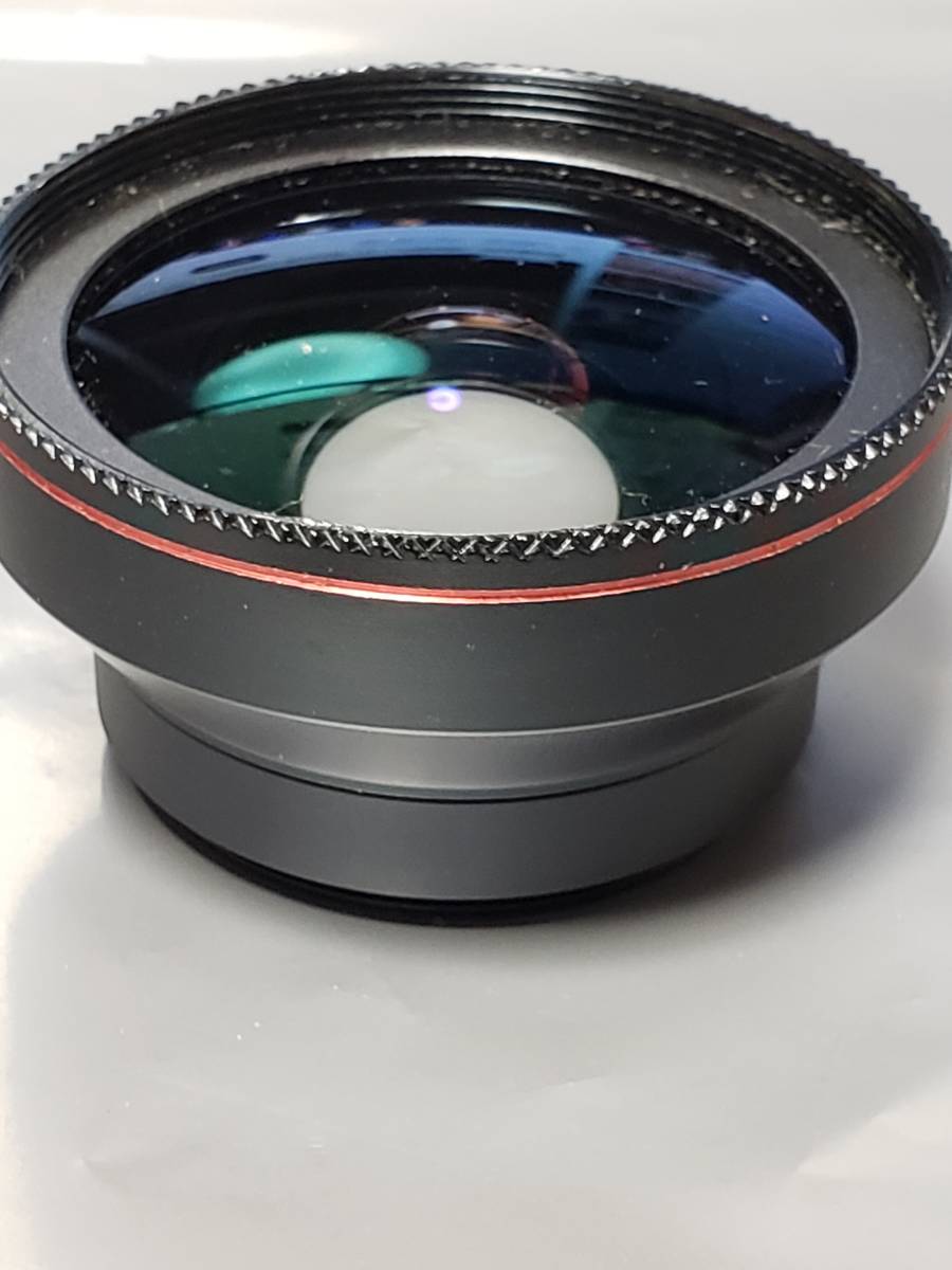 0.45x Super Wide Angle Lens スーパーワイドアングルレンズ クリーニングクロスで拭いたが誇がすぐつく まとめ取引歓迎 37㎜ LEN004の画像3