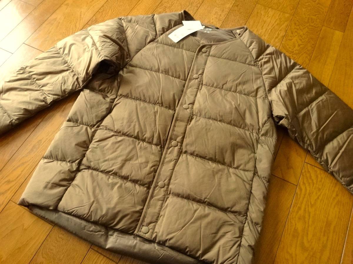 送料込 新品 7 990円 UNIQLO リサイクル ノーカラー ダウン 送料込 新品 7 990円 UNIQLO リサイクル ノーカラー ダウン