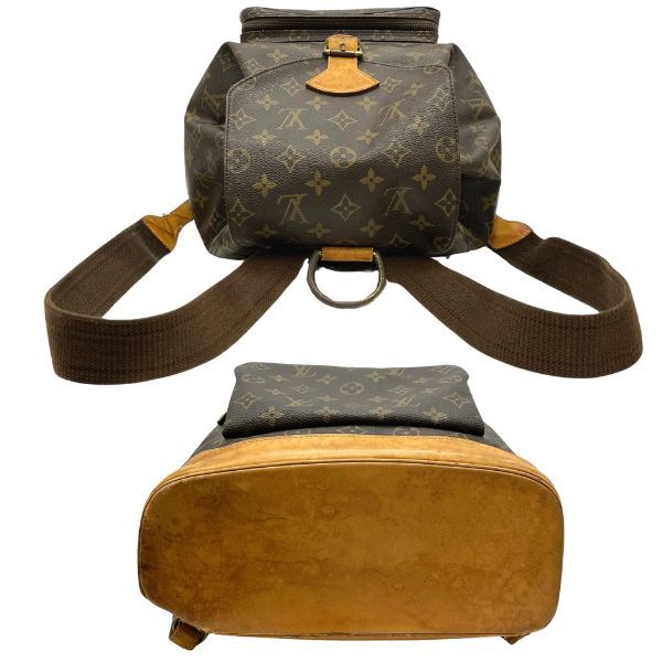 【イチオク】 ルイ ヴィトン LOUIS VUITTON モノグラム モンスリ GM リュック バックパック デイパック ブラウン M51135 メンズ レディース_画像4