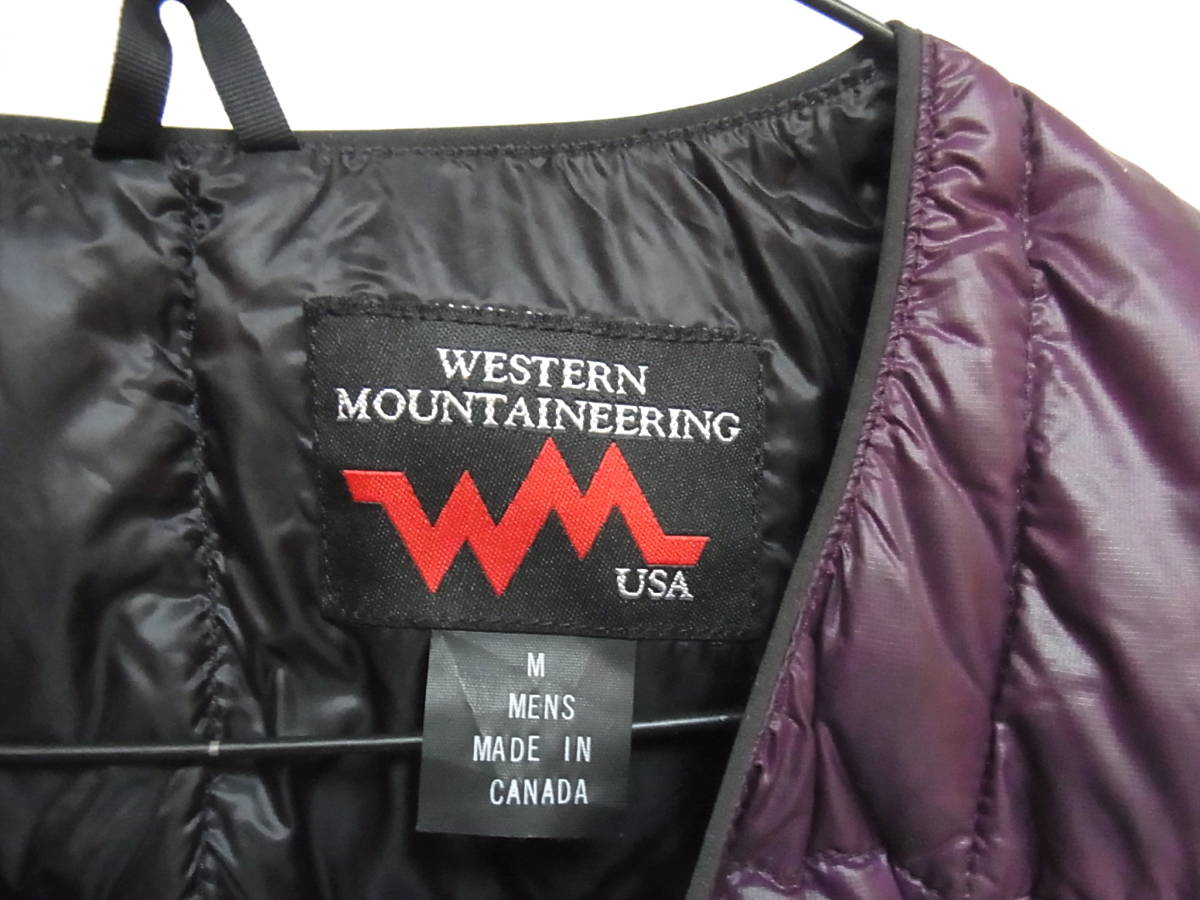 WESTERN MOUNTAINEERING／FLASH VEST・PLUM：ウエスタンマウンテニアリング フラッシュベスト パタゴニア ビームスプラス pirgrims _画像2