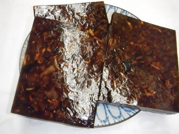 天然すっぽんの時雨煮・煮凝り・美味しい珍味400ｇ/美味しい煮汁とお肉です・お肉イッパイ・ほぼお肉です。_大きく見えますが一塊が400ｇです。