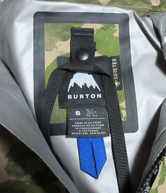 Burton (バートン) Multipath GORE-TEX 2L ジャケット Mサイズ ゴアテックス カモフラ 緑 グリーン