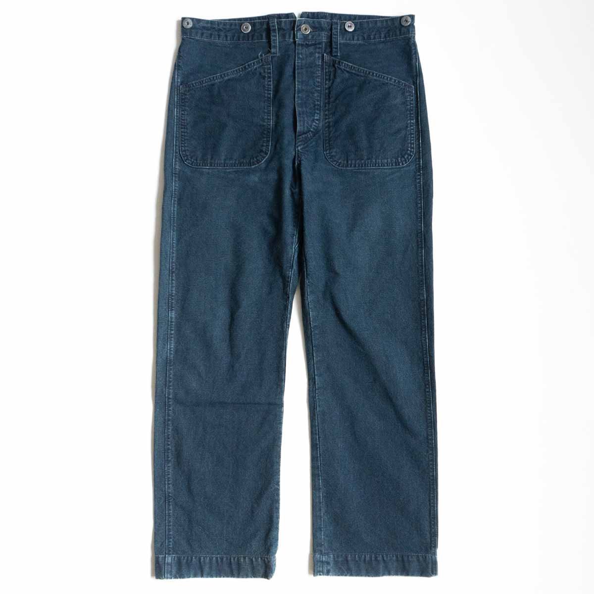 【美品】RRL 【 BUCKLEBACK INDIGO TROUSER 】31 インディゴ トラウザー パンツ バックルバック サスペンダーボタン 2401390_画像2