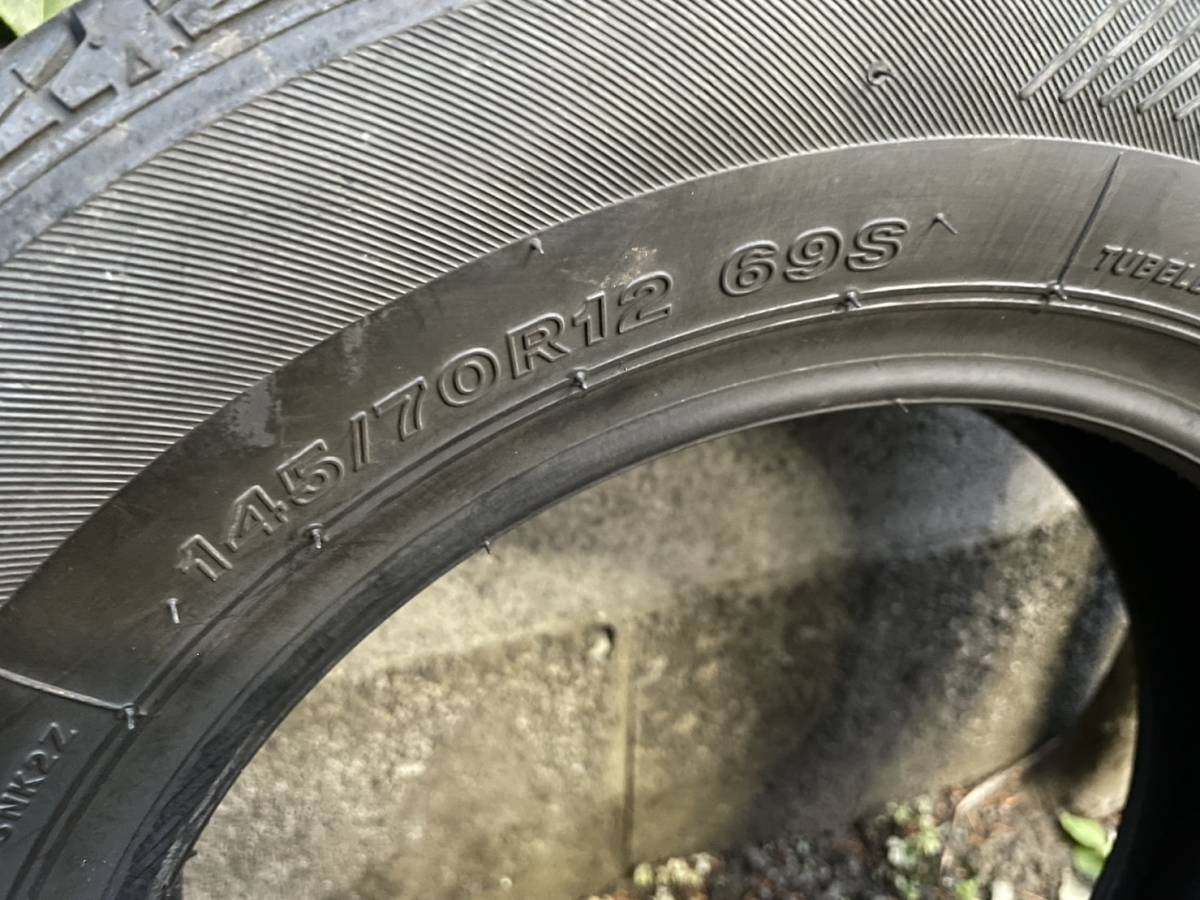 新古品　145/70R12　ブリヂストン　スニーカー　SNK2　12インチ　2本セット_画像3