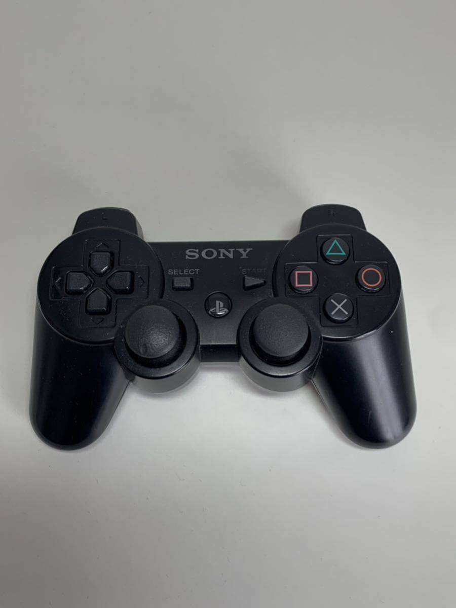 PS3　DUALSHOCK3 ブラック　動作確認済　ワイヤレス　コントローラー デュアルショック3　No.3_画像4