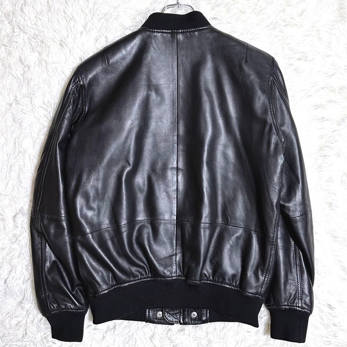 DIESEL ディーゼル MA-1 レザージャケット ブルゾン フライト DIESEL ディーゼル MA-1 レザージャケット ブルゾン フライト