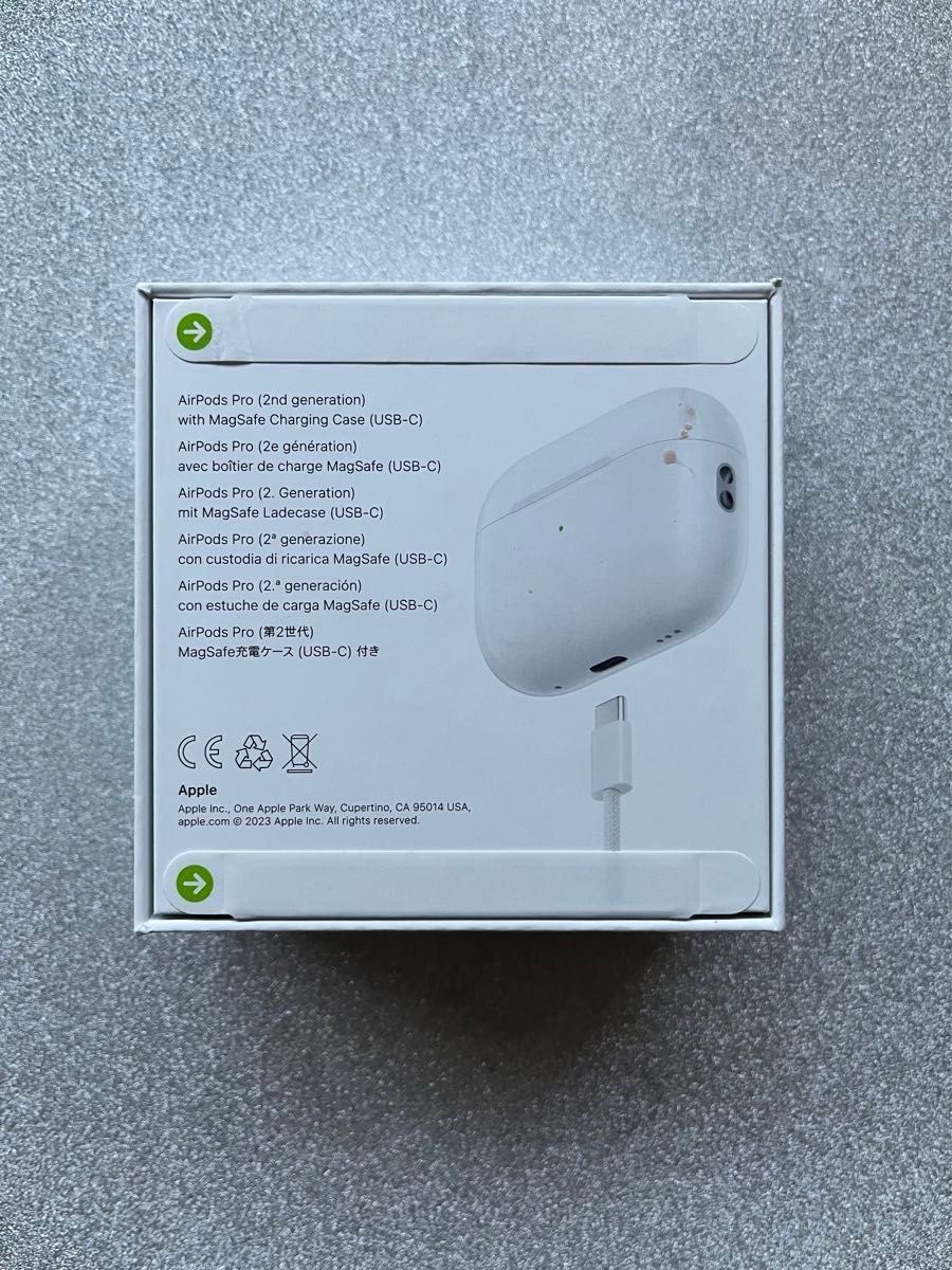 新品、未開封、日本国内正規品　airpods pro 第二世代　type-c