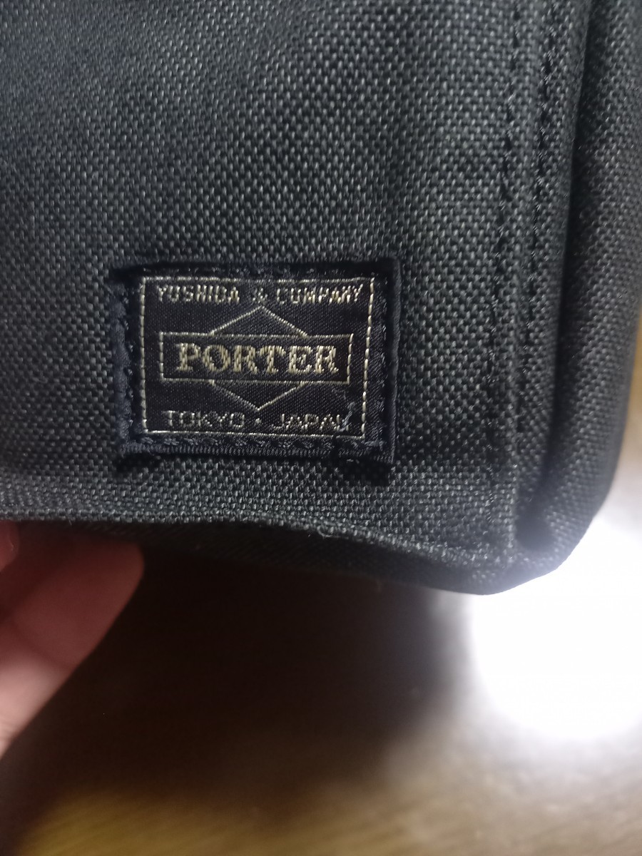 【美品】定価　30,800円　PORTER ポーター　スモーキー　ウエストバッグ ショルダーバッグ ボディバッグ 吉田 カバン ブラック　日本製_画像4