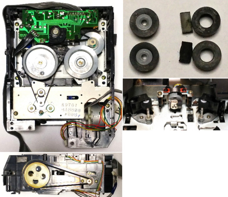 ◇ ピンチローラー交換 ◇ KENWOOD カセットデッキ KXF-5002 ◇ ピンチローラー交換 ◇ KENWOOD カセットデッキ KXF-5002