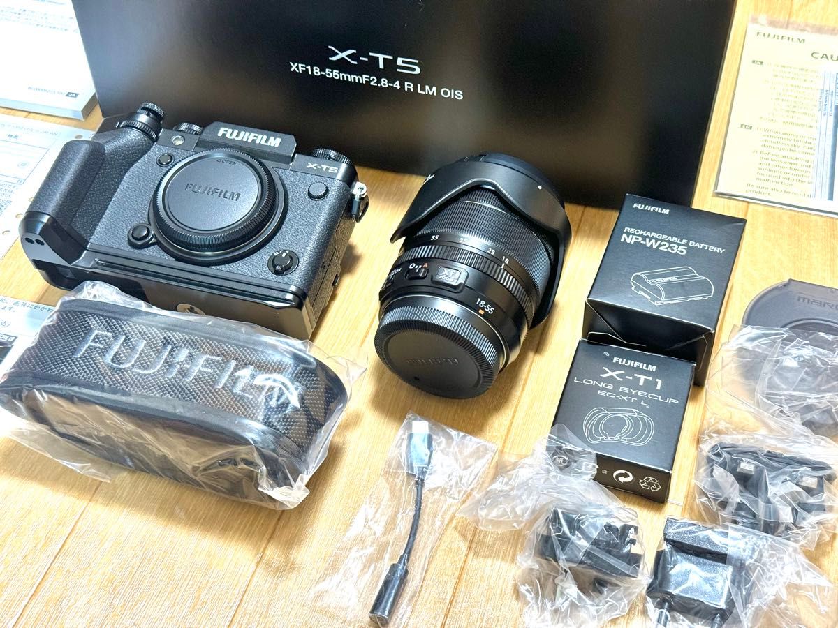 極美品】FUJIFILM X-T5 XF18-55mmレンズキット 付属品多数 極美品】FUJIFILM X-T5 XF18-55mmレンズキット 付属品多数
