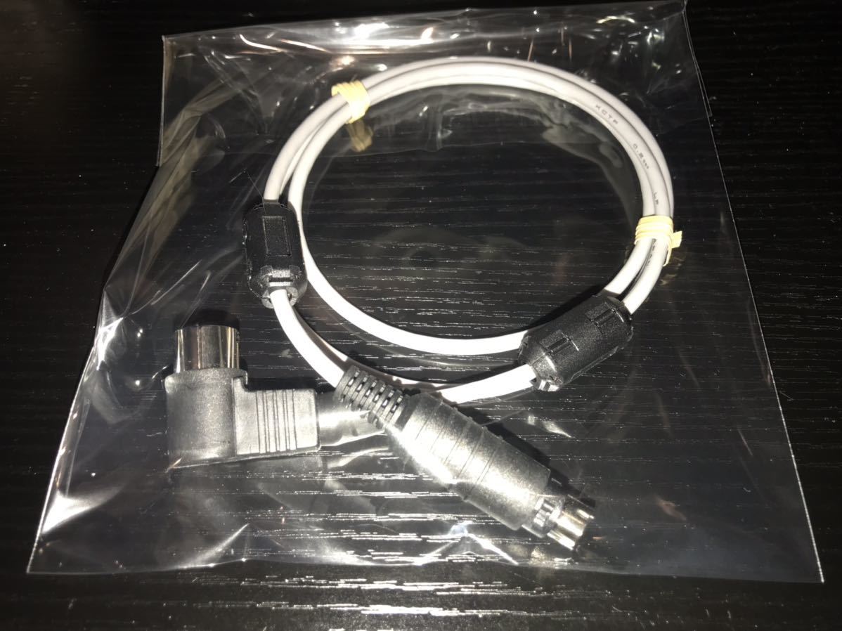 [ new goods made goods ]SHARP X68000 CZ-6BM1A for MIDI cable 1.0m DIN5 pin L type - Mini DIN type operation verification settled free shipping 