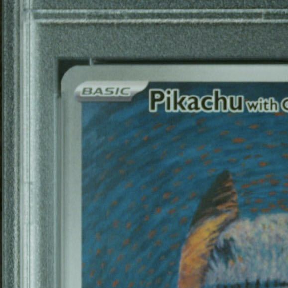 PSA9 真贋鑑定付 ゴッホ ピカチュウ プロモ 英語版 #085 Van Gogh PIKACHU with Grey Felt Hat PROMO Pokemon Cards English _画像3