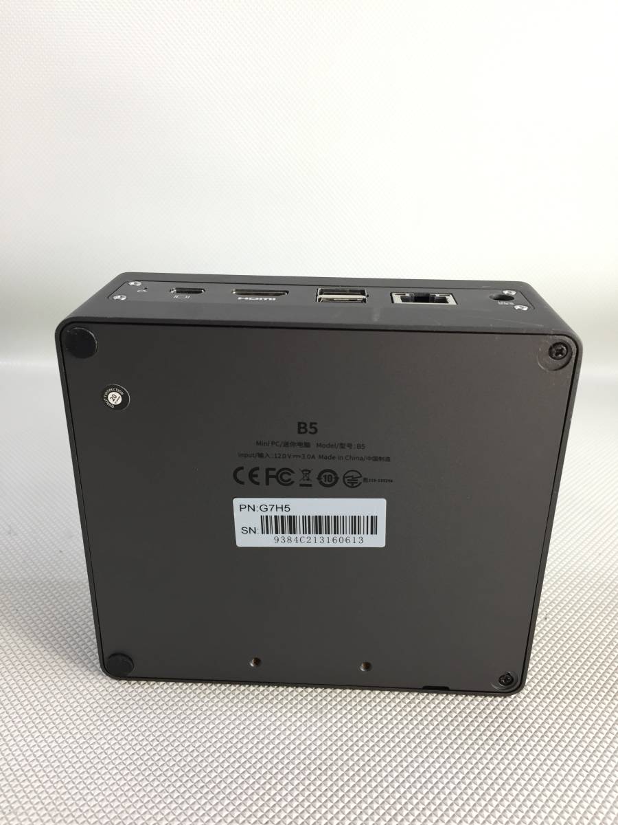 S3570◎BMAX　ミニPC　デスクトップPC　パソコン　B5　アダプタ(PS1212-IC)付属　【ジャンク】_画像3